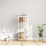 Clothing Rail Ontario, W65, White, With Pedestal