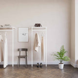 Clothing Rail Ontario, W65, White