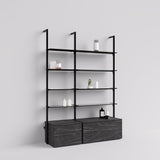 Salon Shelving System Cetus - Style 2