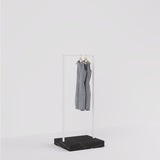 Clothing Rail Kansas, white/marble look, W 65, 3 heights