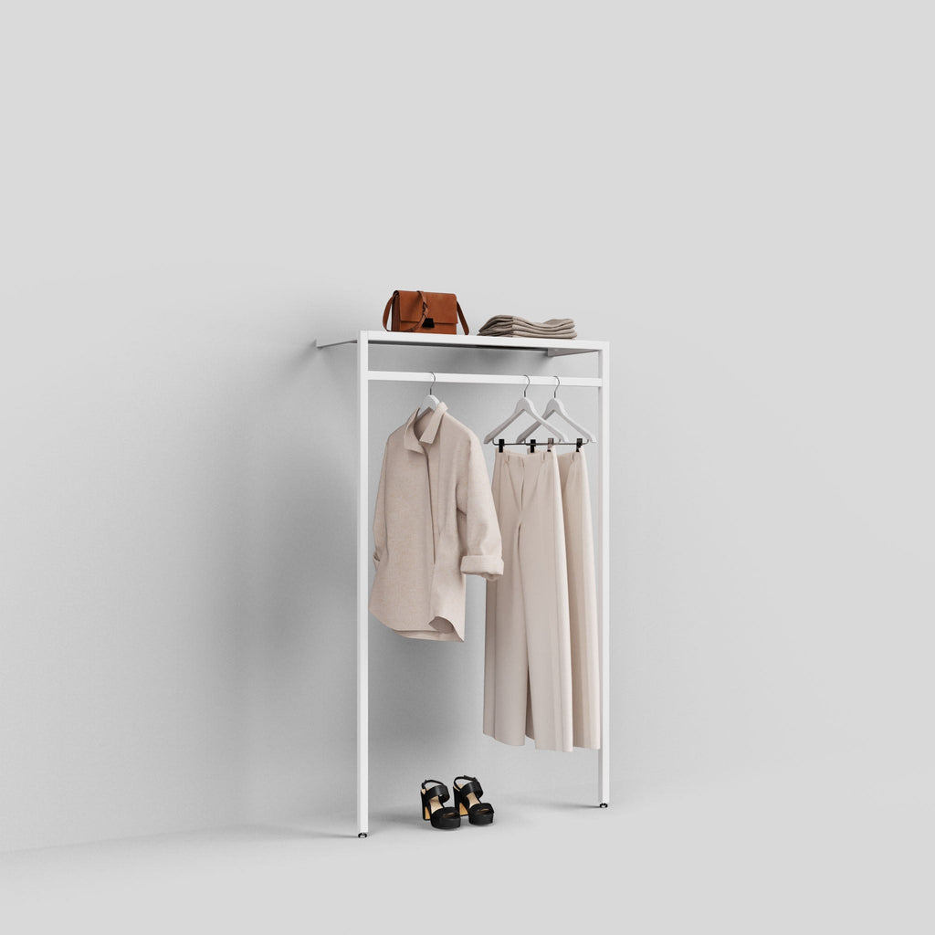 Clothing Rail Ontario, W103, White