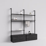 Salon Shelving System Cetus - Style 3