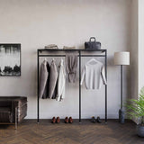 Clothing Rail Ontario, W165, Black