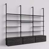 Salon Shelving System Cetus - Style 4