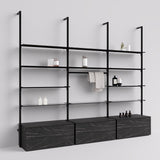 Salon Shelving System Cetus - Style 4