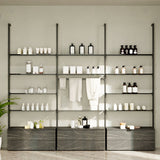 Salon Shelving System Cetus - Style 4