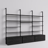 Salon Shelving System Cetus - Style 4