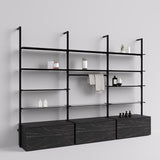 Salon Shelving System Cetus - Style 4