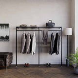 Clothing Rail Ontario, W203, Black