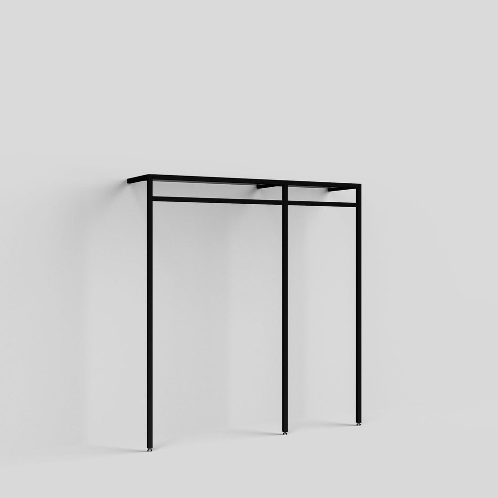 Clothing Rail Ontario, W165, Black