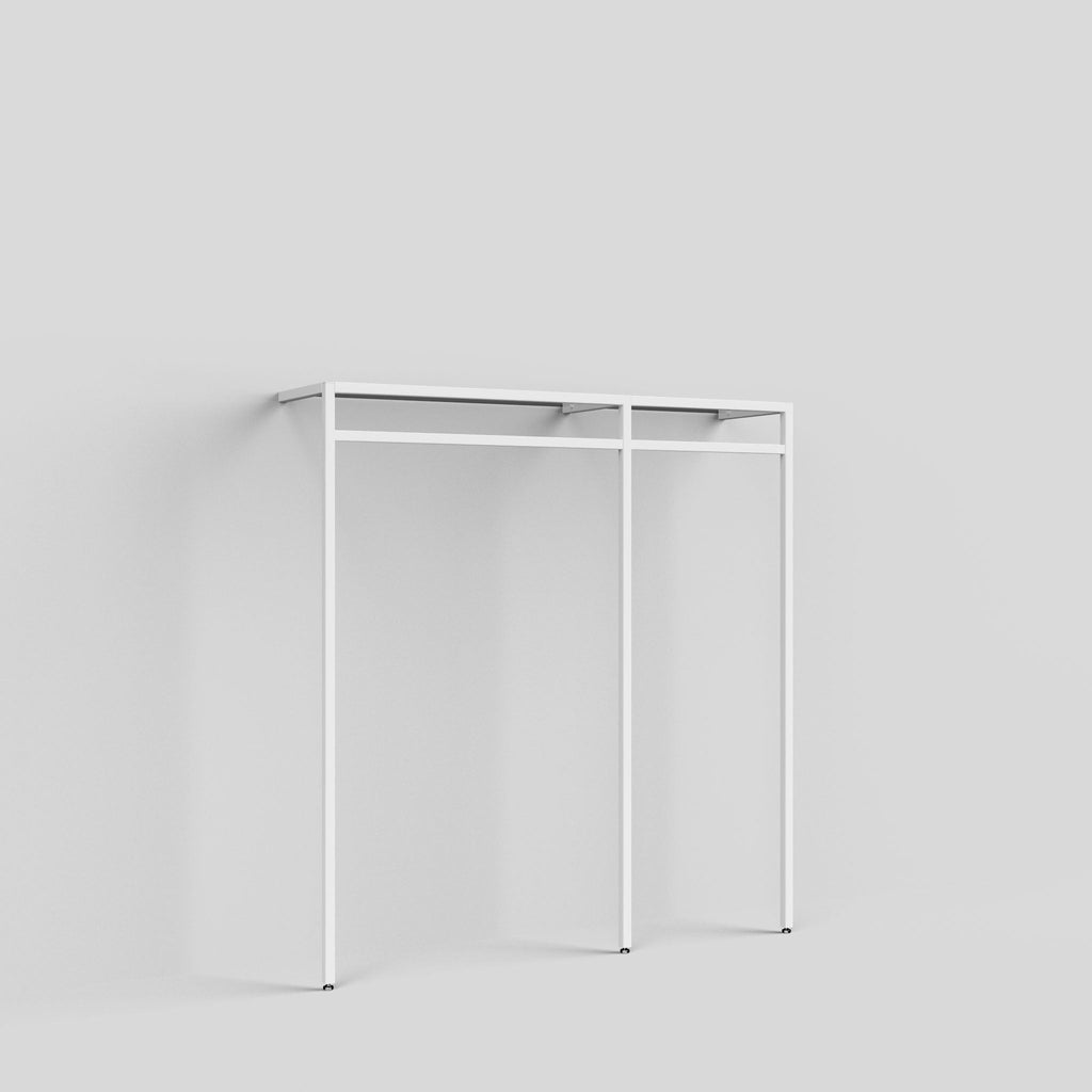 Clothing Rail Ontario, W165, White