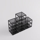 Display Table Fargo, glass shelves