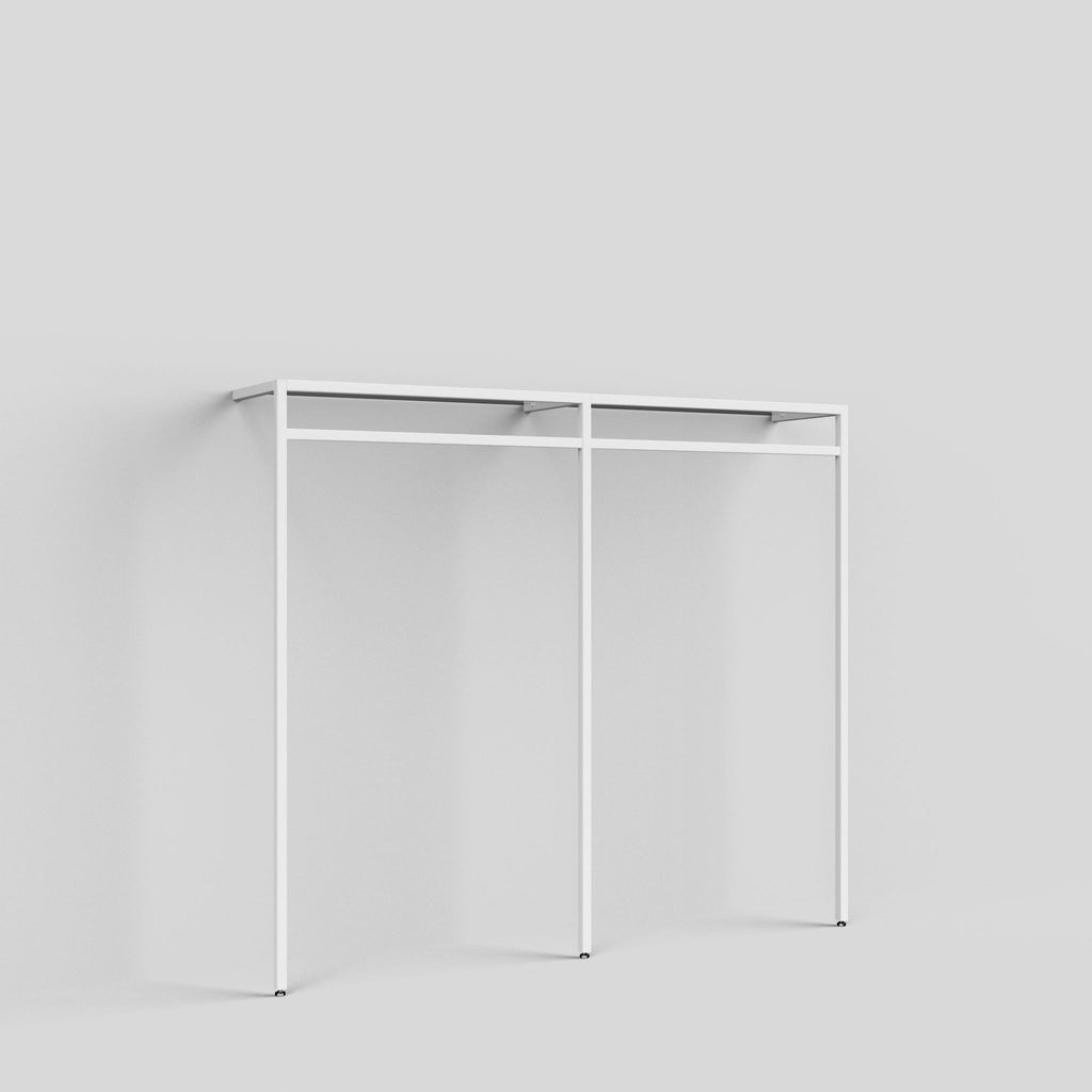 Clothing Rail Ontario, W203, White