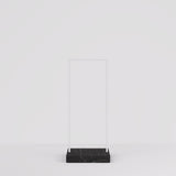 Clothing Rail Kansas, white/marble look, W 65, 3 heights