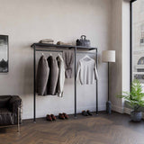 Clothing Rail Ontario, W165, Black