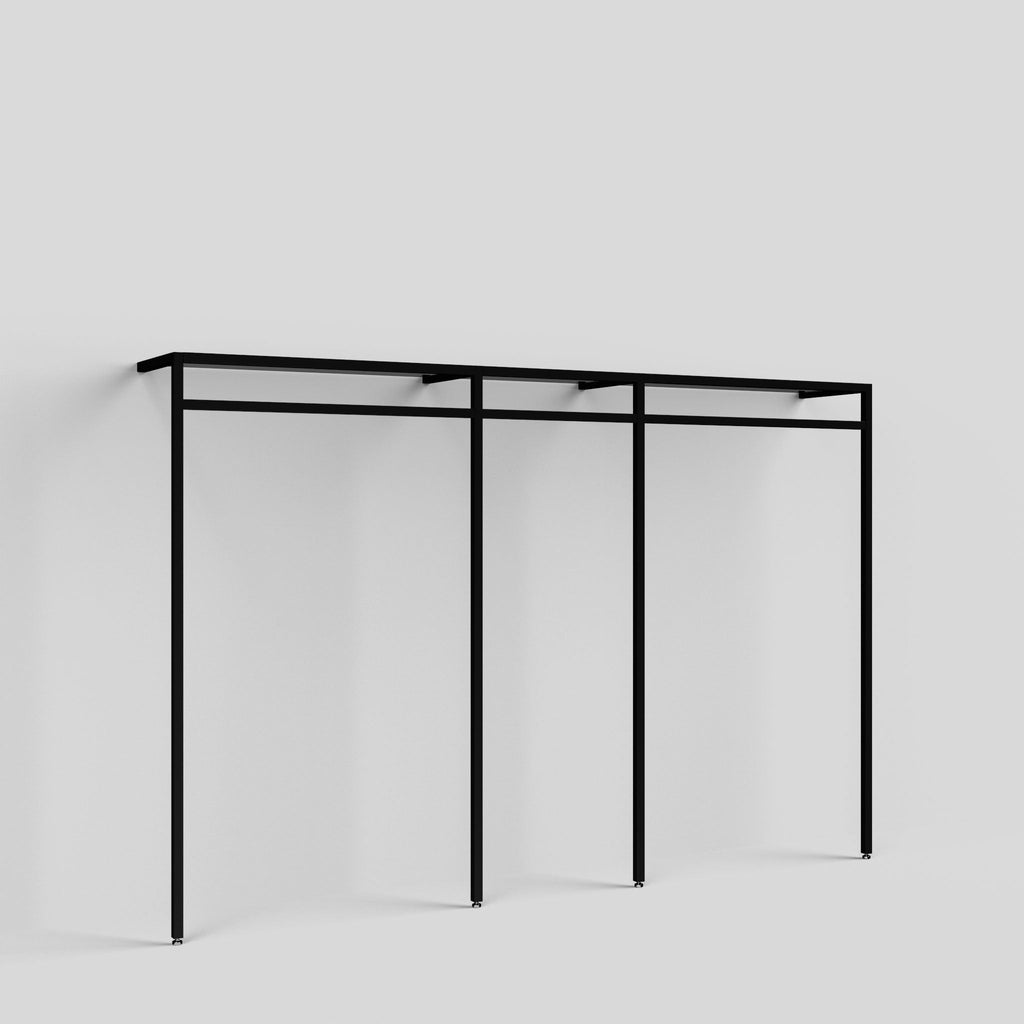Clothing Rail Ontario, W265, Black