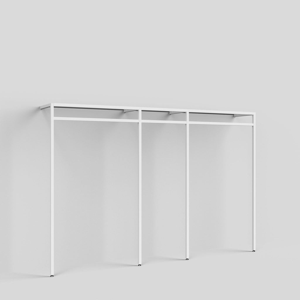 Clothing Rail Ontario, W265, White