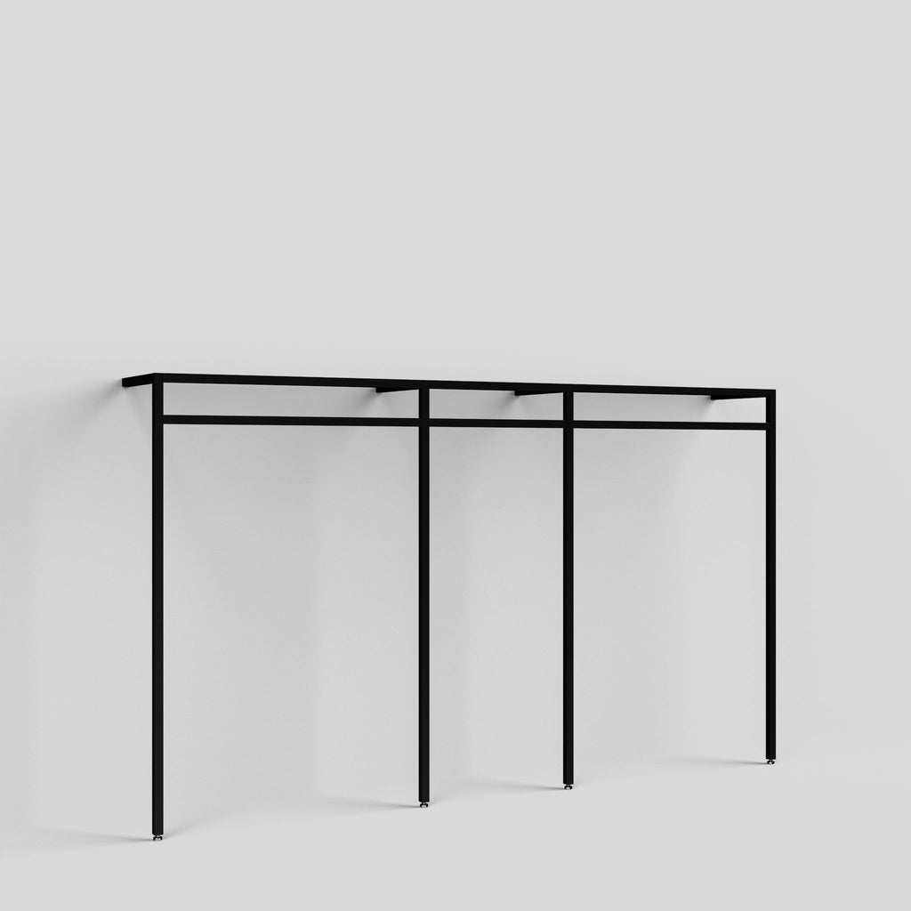Clothing Rail Ontario, W265, Black
