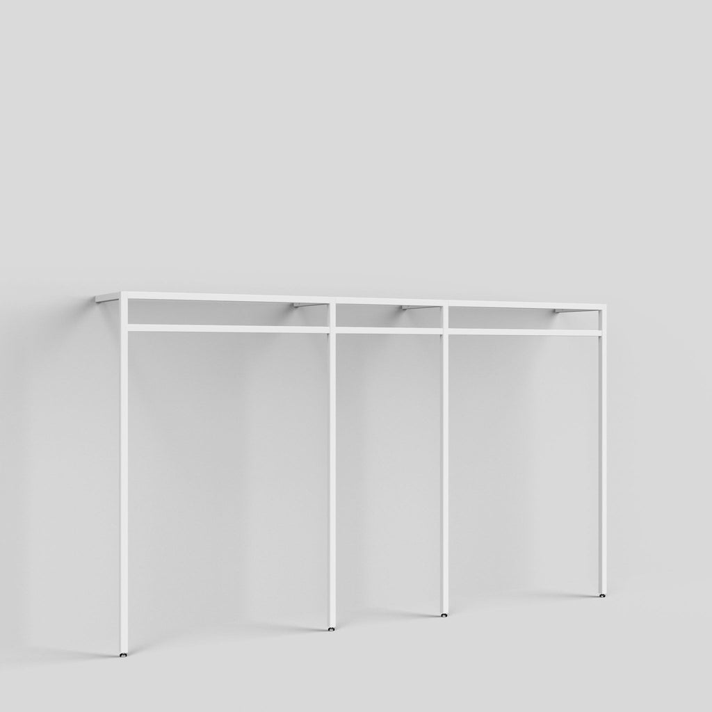 Clothing Rail Ontario, W265, White