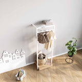 Clothing Rail Ontario, W65, White, With Pedestal