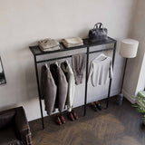 Clothing Rail Ontario, W165, Black