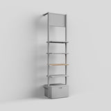 Shelf Board Ceres, 25 mm, incl. white brackets