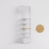 Shelf Board Ceres, 25 mm, incl. black brackets