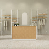 Shop Counter Malé, solid wood front
