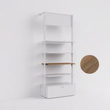 Shelf Board Ceres, 25 mm, incl. black brackets