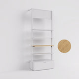 Shelf Board Ceres, 25 mm, incl. black brackets