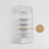 Shelf Board Ceres, 25 mm, incl. black brackets