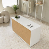 Shop Counter Malé, solid wood front