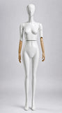 Waist-Rotating Female Model (Wood-grain Hands) (转腰木纹塑料手模特女 - 头可动) - ZY-F1 | Custom Robotic Solution