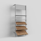 Shelf Board Ceres, angled 30 degrees, incl. white brackets
