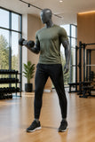 Dumbbell-Lifting Male Model (举哑铃男模) - SH-01 | Custom Robotic Solution