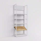 Shelf Board Addison, angled 30 degrees, incl. black brackets
