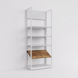 Shelf Board Addison, angled 30 degrees, incl. black brackets