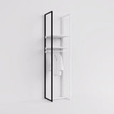 Upright Frame Addison, for Shelving System, black