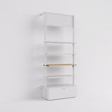 Shelf Board Ceres, 25 mm, incl. black brackets