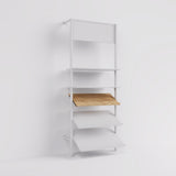 Shelf Board Ceres, angled 30 degrees, incl. black brackets