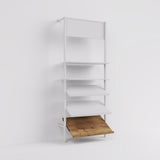 Shelf Board Ceres, angled 30 degrees, incl. black brackets