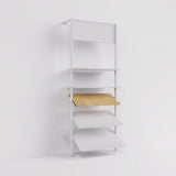 Shelf Board Ceres, angled 30 degrees, incl. black brackets