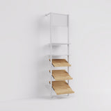 Shelf Board Ceres, angled 30 degrees, incl. black brackets