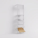Shelf Board Ceres, angled 30 degrees, incl. black brackets