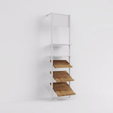 Shelf Board Ceres, angled 30 degrees, incl. black brackets