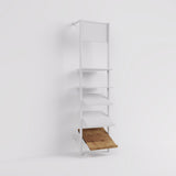 Shelf Board Ceres, angled 30 degrees, incl. black brackets