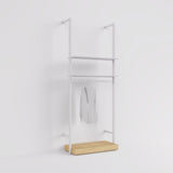 Pedestal Ceres, wooden base for Shelving System