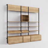 Shelving System Cetus - Classic - Style 3, black