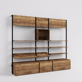 Shelving System Cetus - Classic - Style 3, black