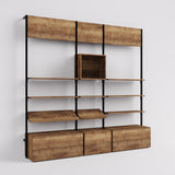 Shelving System Cetus - Classic - Style 3, black
